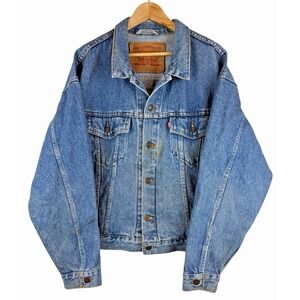 Vintage 1990s‎ Levi's Type 3 70598 4891 Trucker Denim Jacket Size L Made In USA
